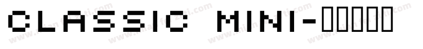 Classic Mini字体转换